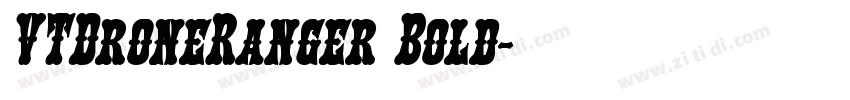 VTDroneRanger Bold字体转换